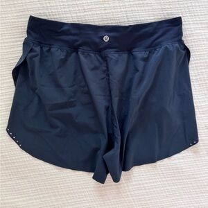 Lululemon Navy fast and free short 6